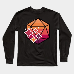 Retro Sparkle D20 Long Sleeve T-Shirt